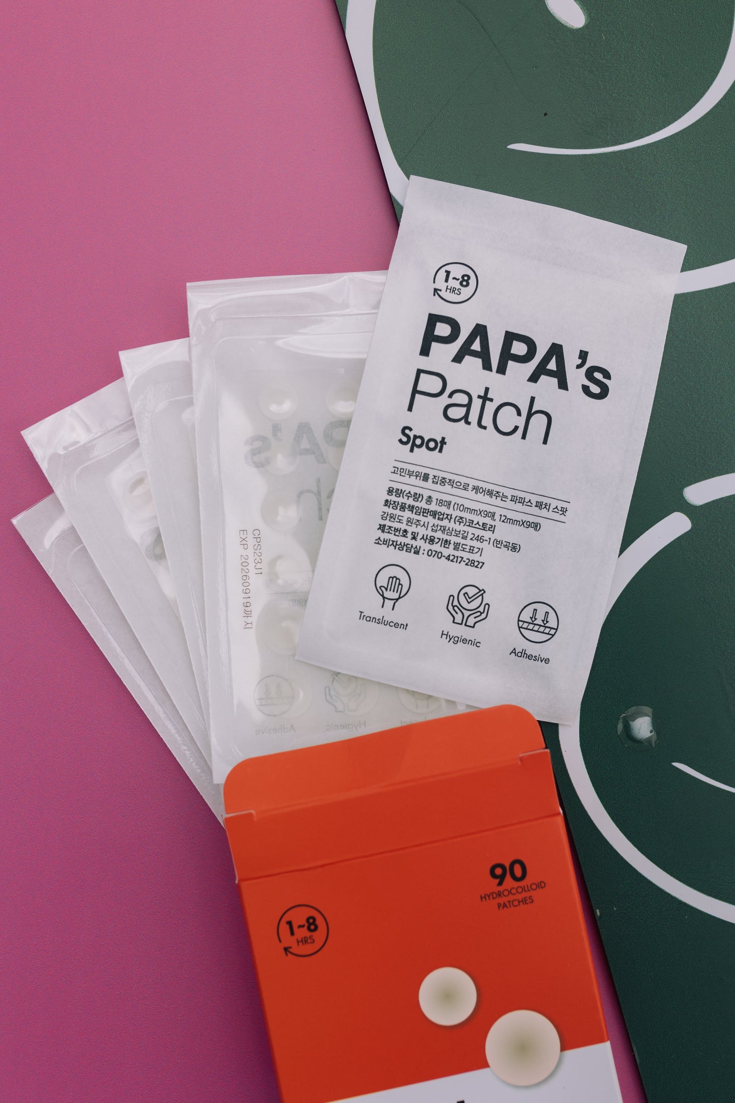 Parches para espinillas localizado